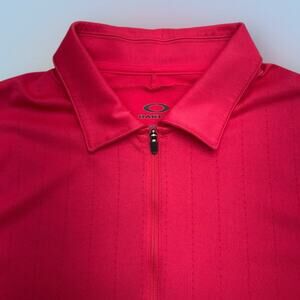 OAKLEY GOLF Women’s Small Pink 1/4 Zip Polo Shirt